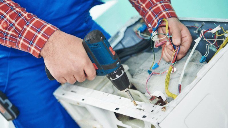 Zeytinburnu Carrier Carrier çamaşır makinesi kart tamiri – Su almama arızası orijinal parça ile giderildi. - Teknik servis örneği